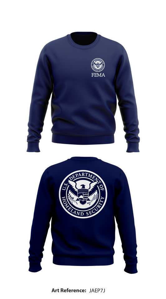 FEMA Region 1 Operations Store 1 Core Men's Crewneck Performance Sweatshirt - JAEP7J