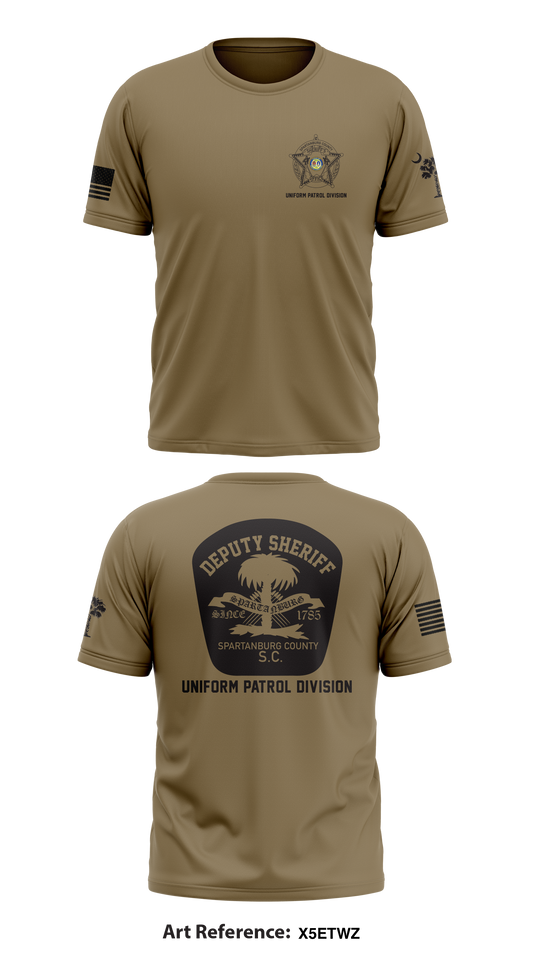 Uniform Patrol Store 1 Core Men's SS Performance Tee - X5EtWZ