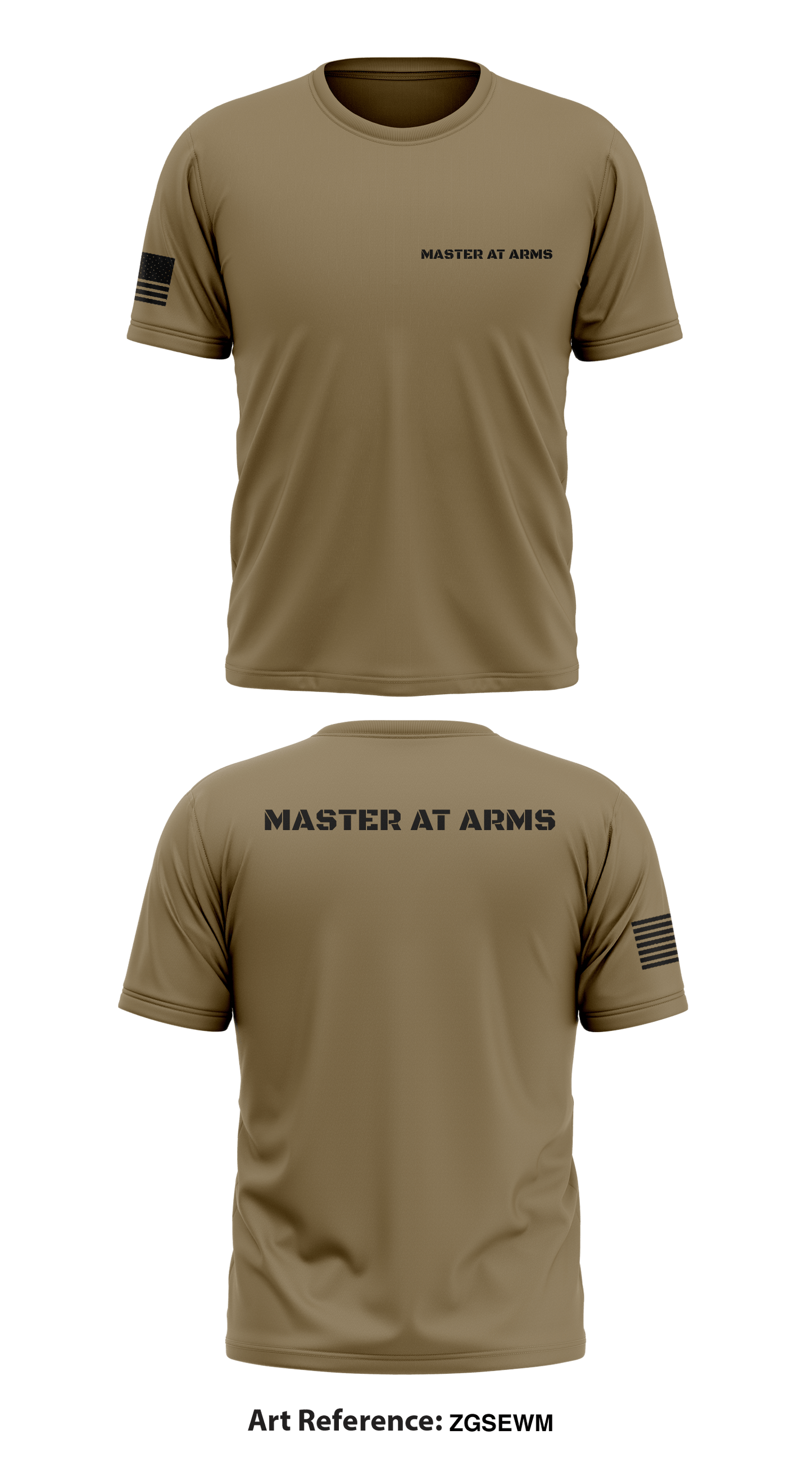 Master At Arms Store 1 Core Men's SS Performance Tee - zgseWm