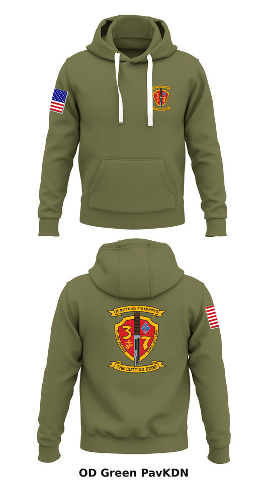 L Co 3 ben 7th Marines Store 1  Core Men's Hooded Performance Sweatshirt - PavKDN