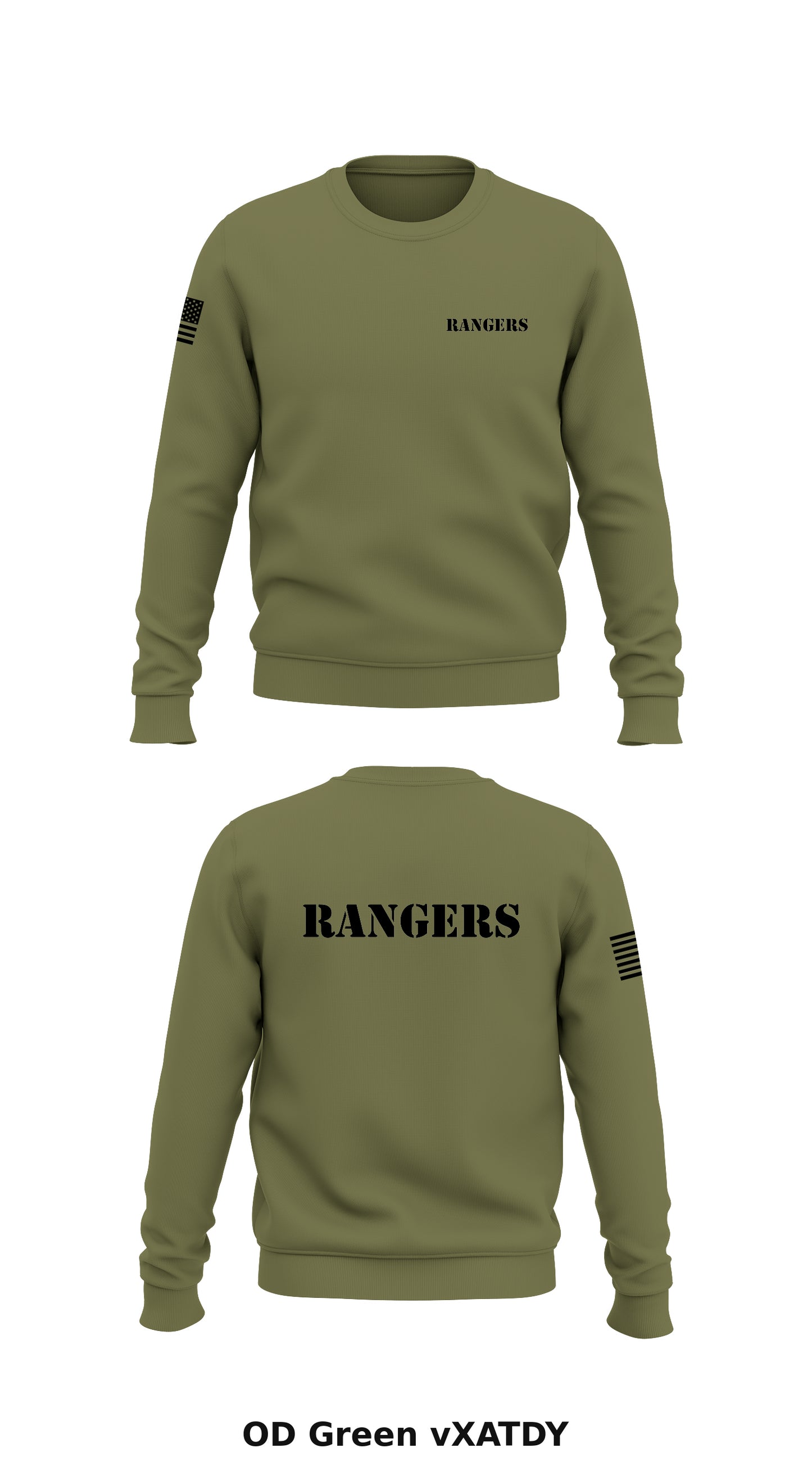 Rangers Store 1 Core Men's Crewneck Performance Sweatshirt - vXATDY