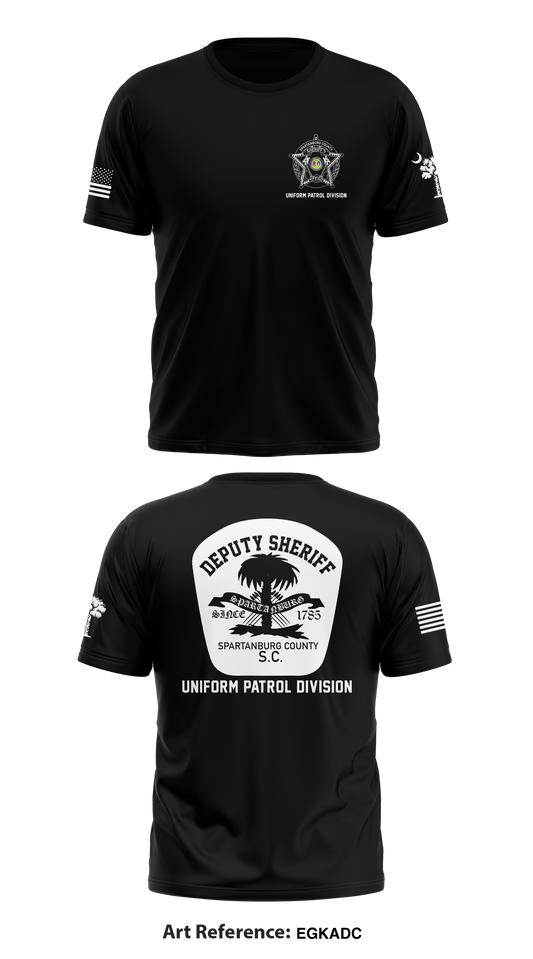 Uniform Patrol Store 1 Core Men's SS Performance Tee - egkadC