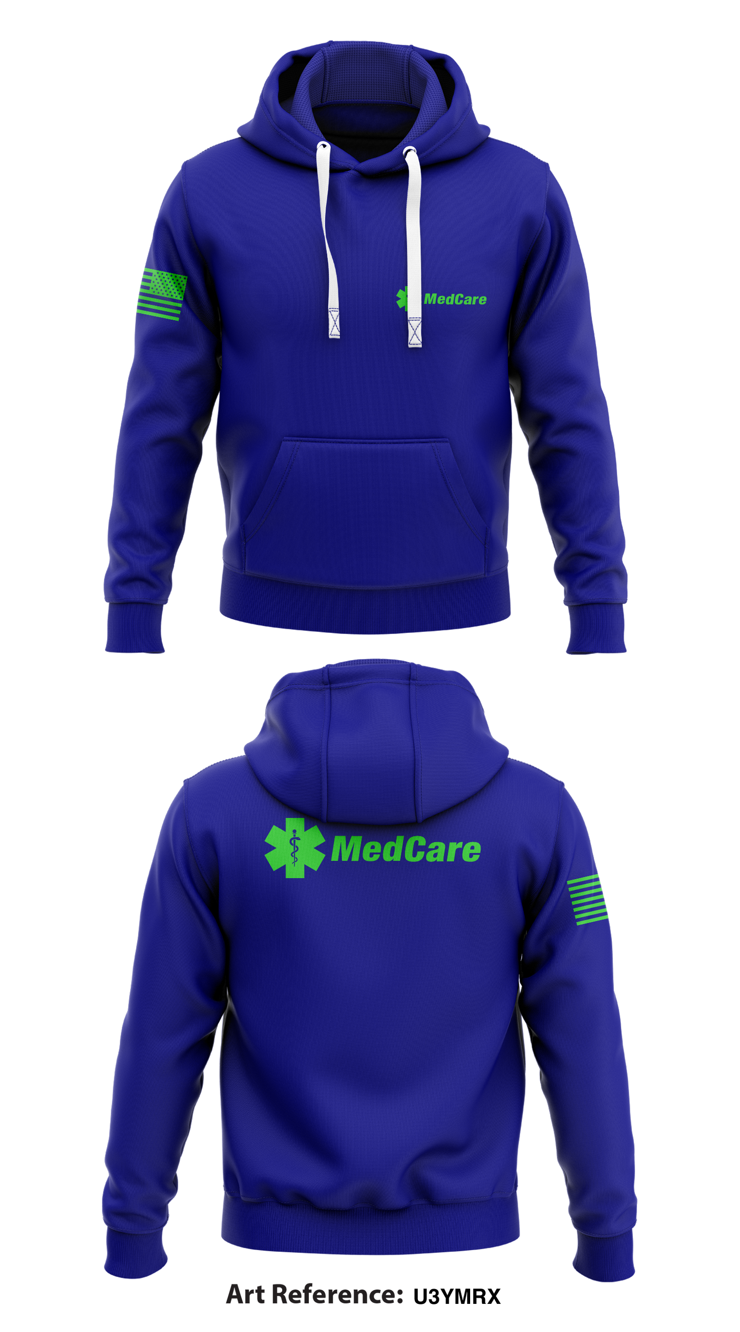 Medcare Store 1  Core Men's Hooded Performance Sweatshirt - u3ymRx