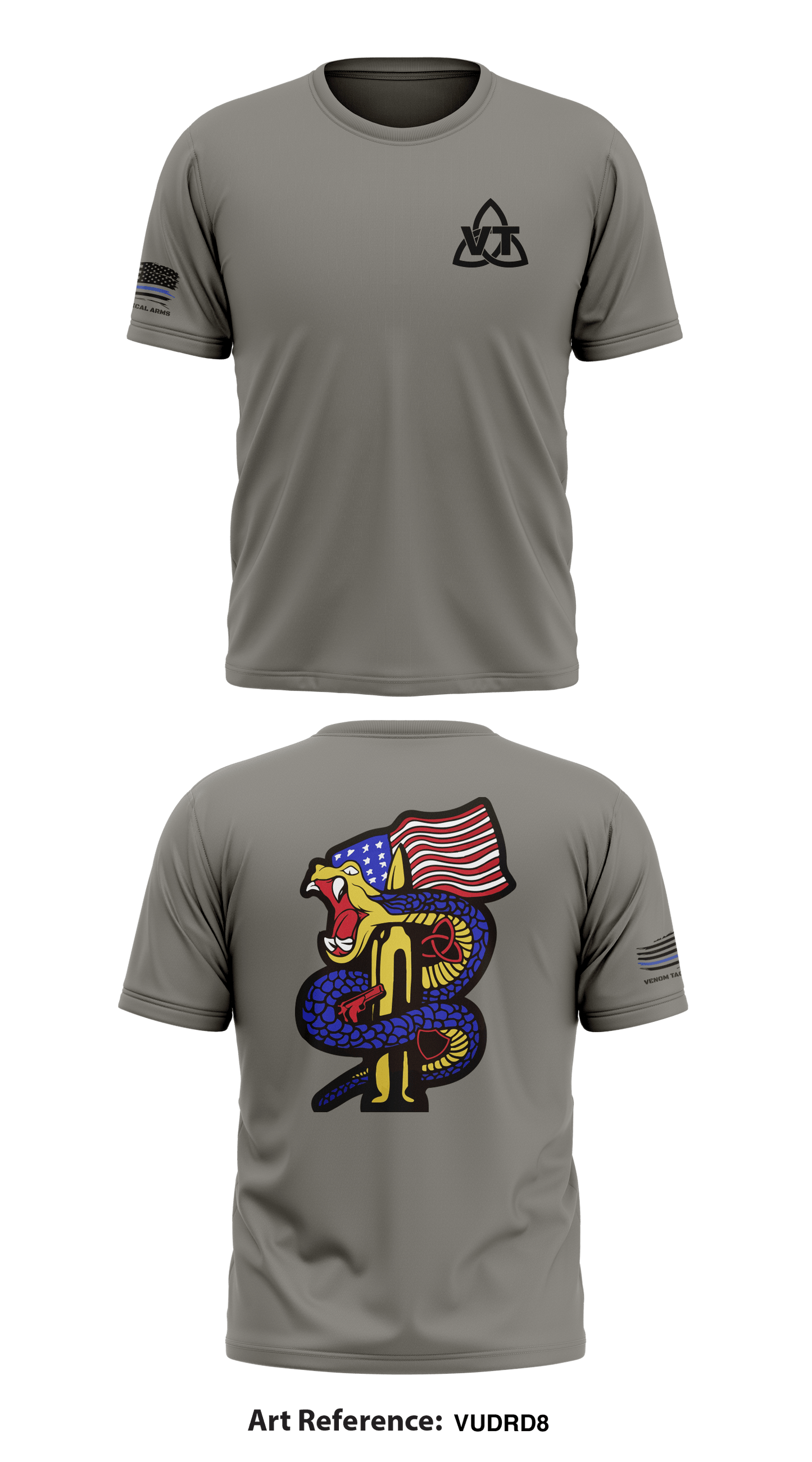 Venom Tactical Arms Store 1 Core Men's SS Performance Tee - VuDrd8