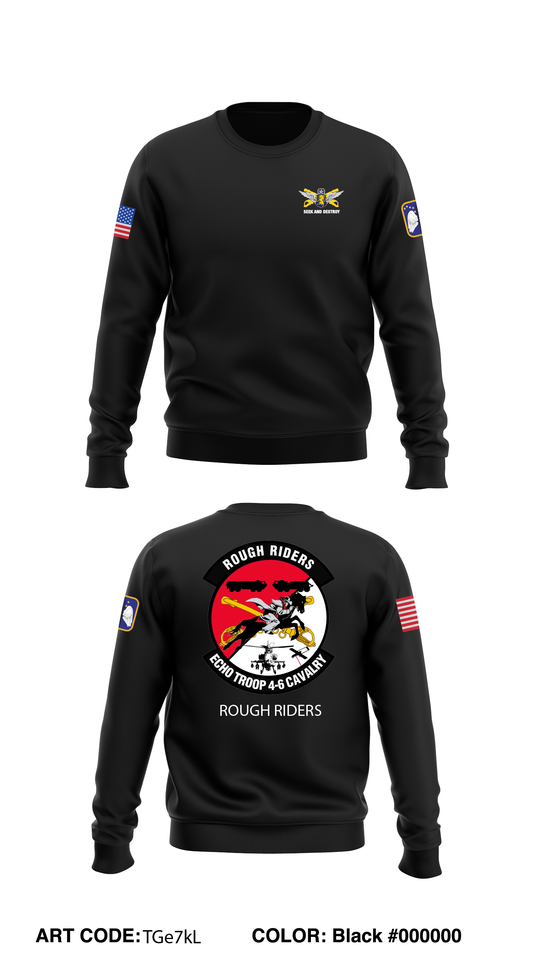 E TROOP 4-6 ACS Store 1 Core Men's Crewneck Performance Sweatshirt - TGe7kL