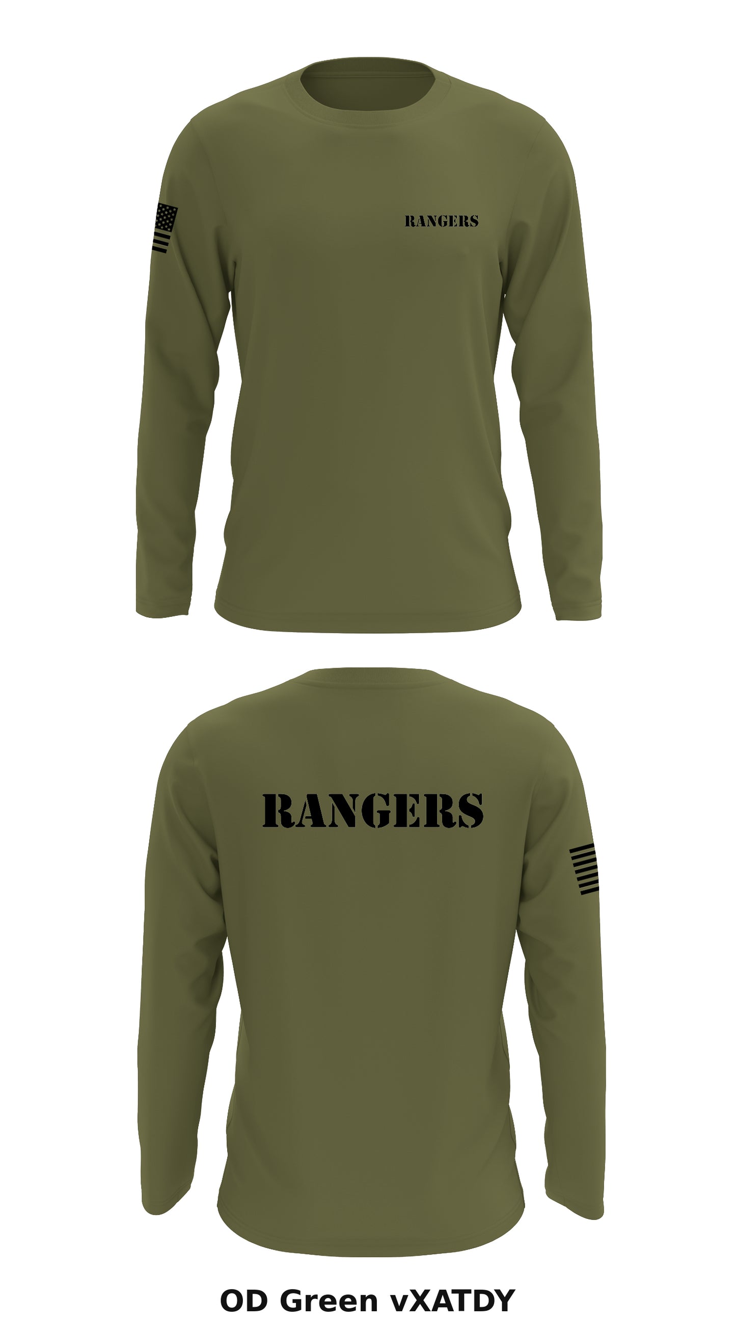 Rangers Store 1 Core Men's LS Performance Tee - vXATDY