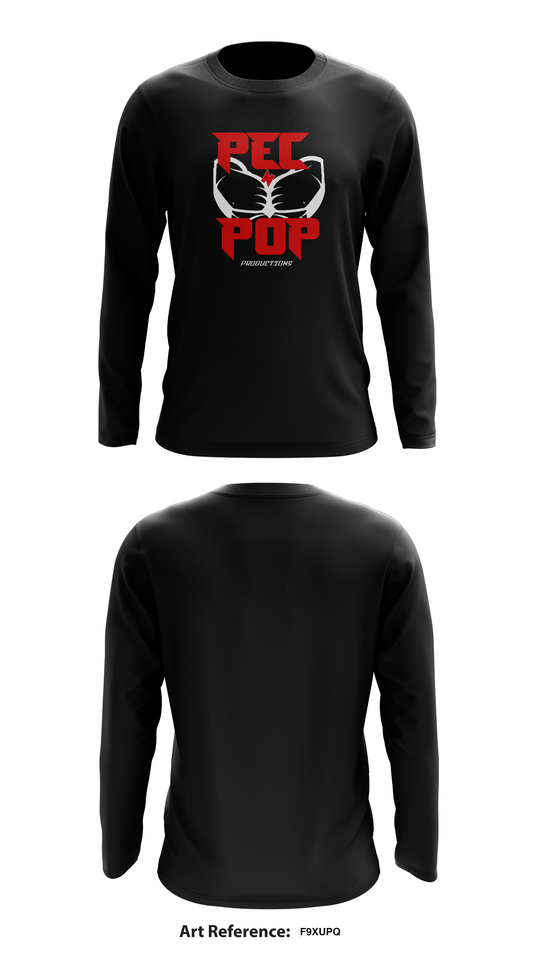 PECnPOP PRODUCTIONS Store 1 Core Men's LS Performance Tee - f9XupQ