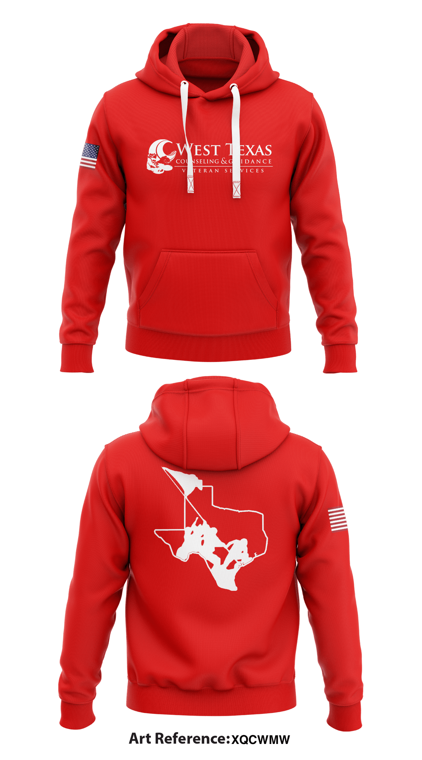 West Texas Counseling Veteran Services Store 1  Core Men's Hooded Performance Sweatshirt - XQCwmW