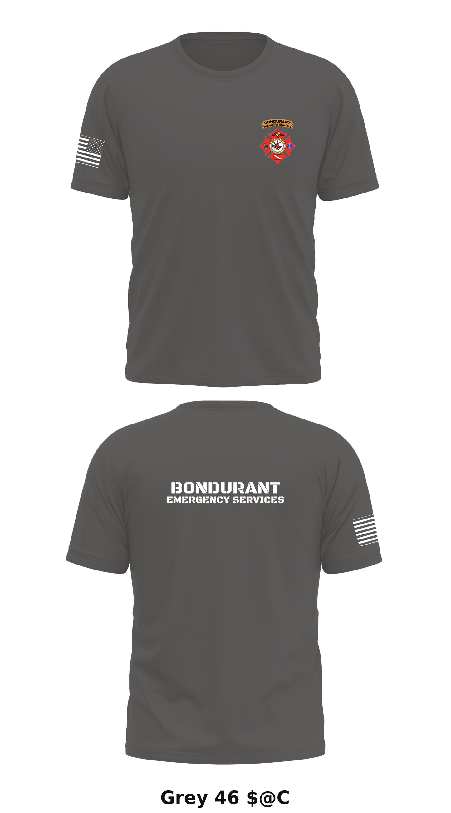 Bondurant Emergency Services Store 1 Core Men's SS Performance Tee - $@C