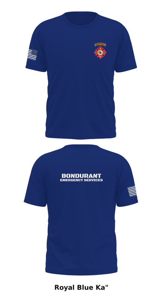 Bondurant Emergency Services Store 1 Core Men's SS Performance Tee - Ka"