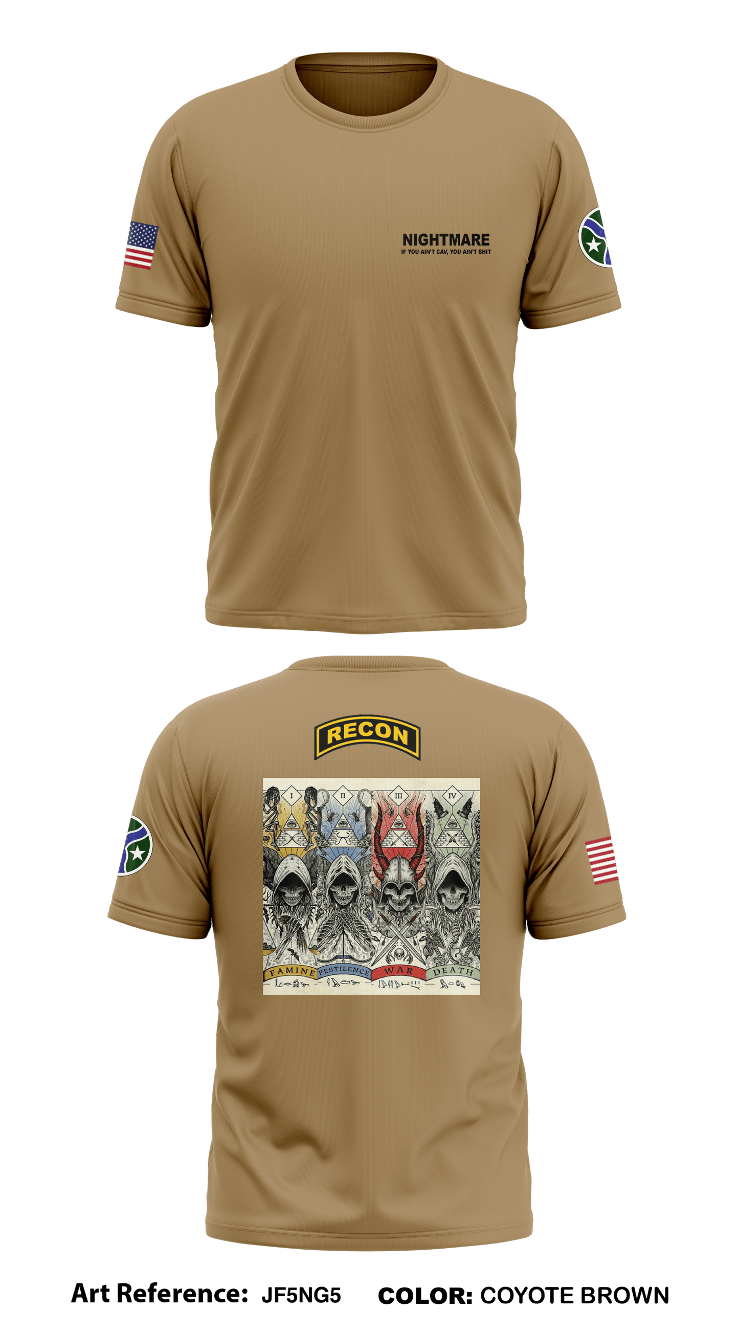 Nightmare troop 4th squadron 278th acr Store 1 Core Men's SS Performance Tee - Jf5ng5