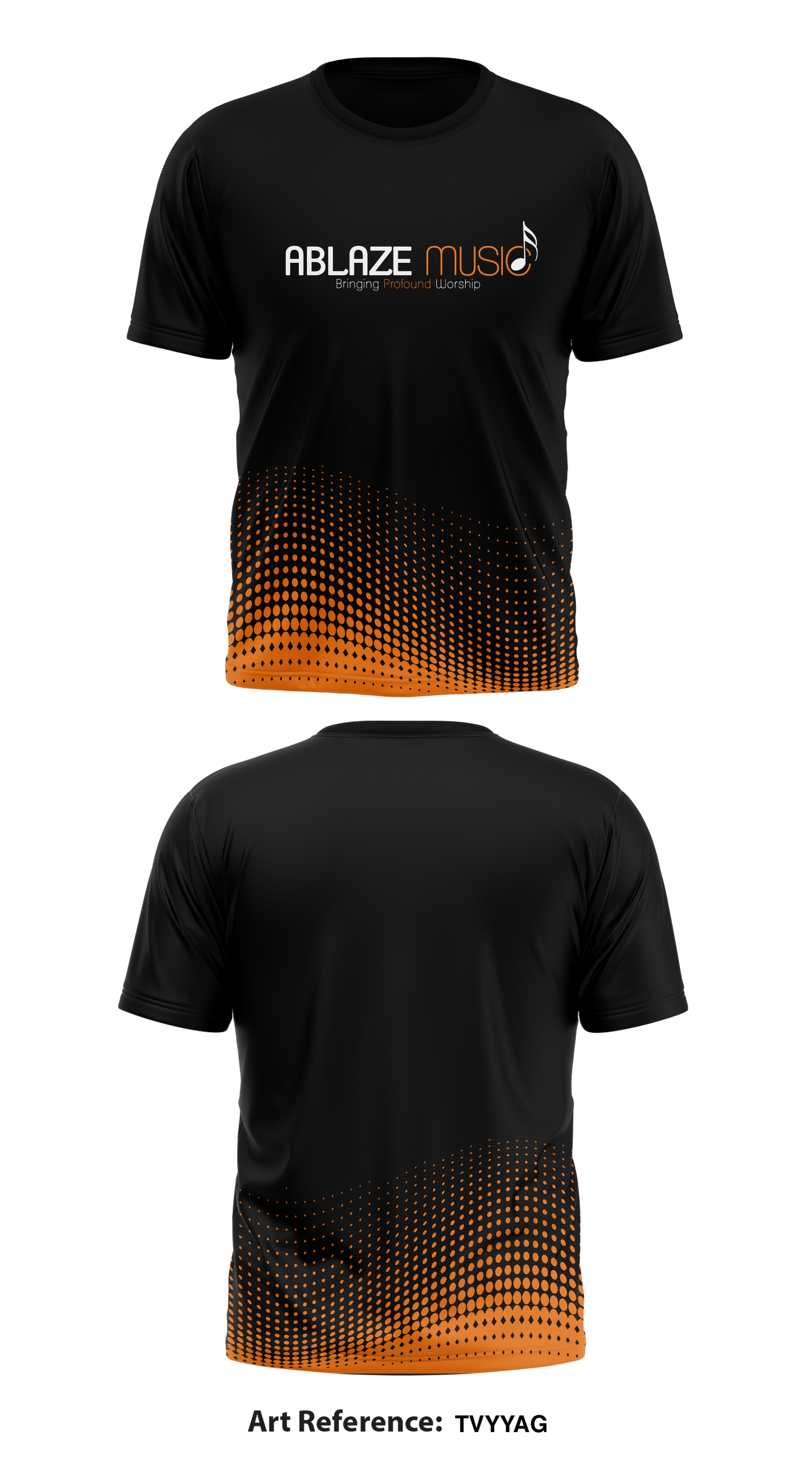 Ablaze Music Store 1 Core Men's SS Performance Tee - tVYyag