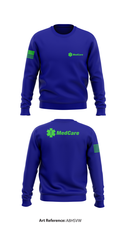 Medcare Store 1 Core Men's Crewneck Performance Sweatshirt - A8hSVW