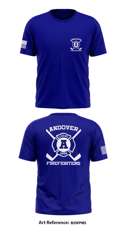Andover Firefighter Hockey Store 1 Core Men's SS Performance Tee - B2Wpm5