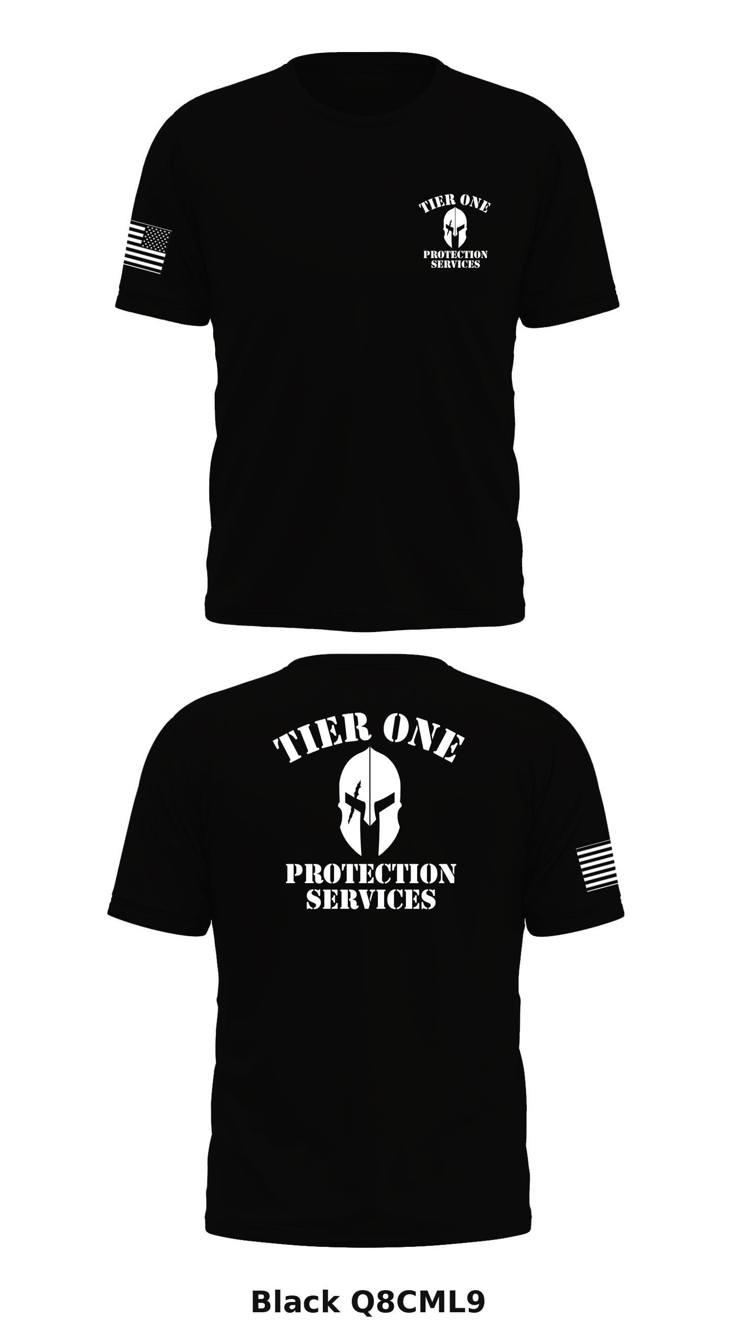 Tier one protection services Store 1 Core Men's SS Performance Tee - Q8CML9