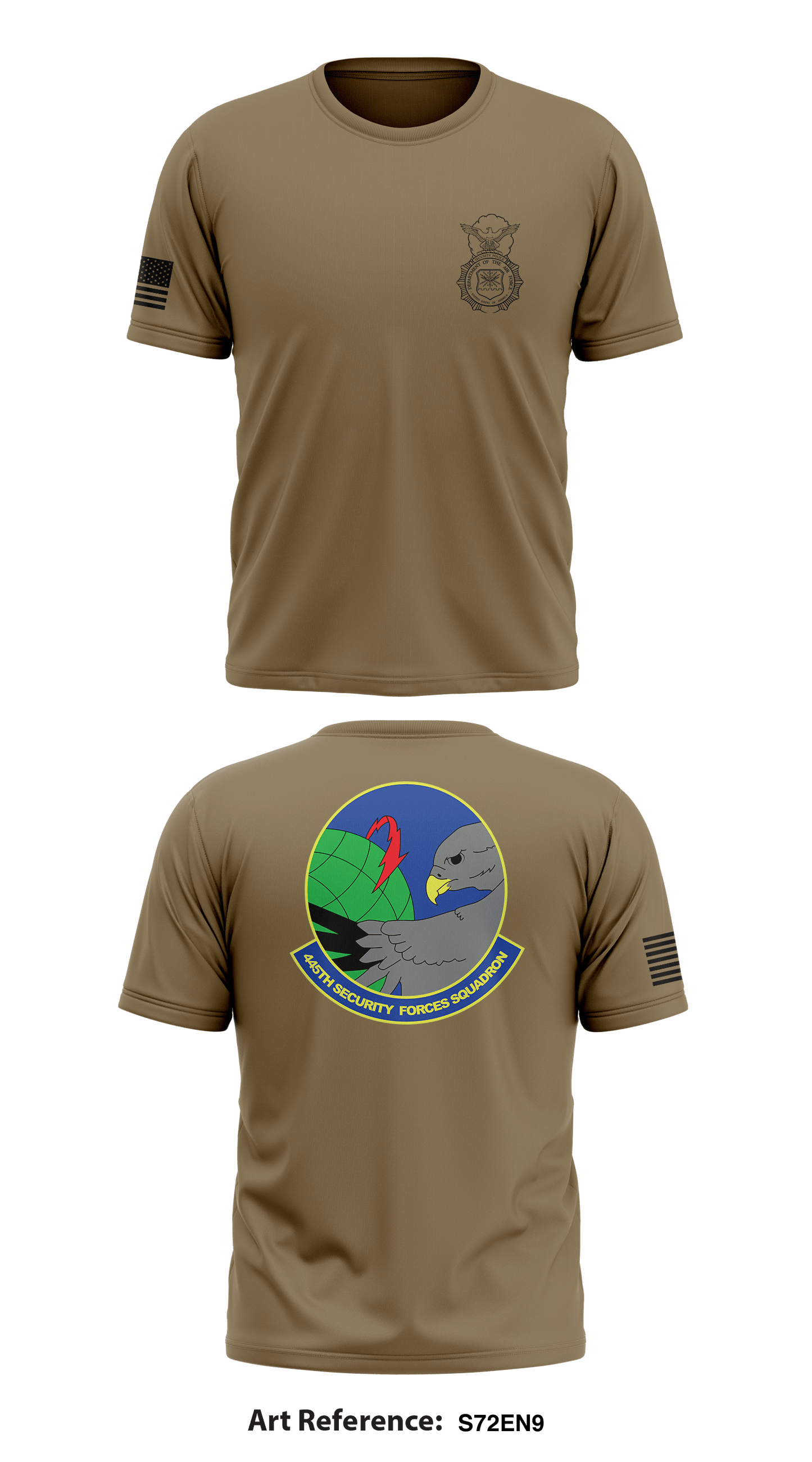 445th SFS WPAFB Store 1 Core Men's SS Performance Tee - S72en9