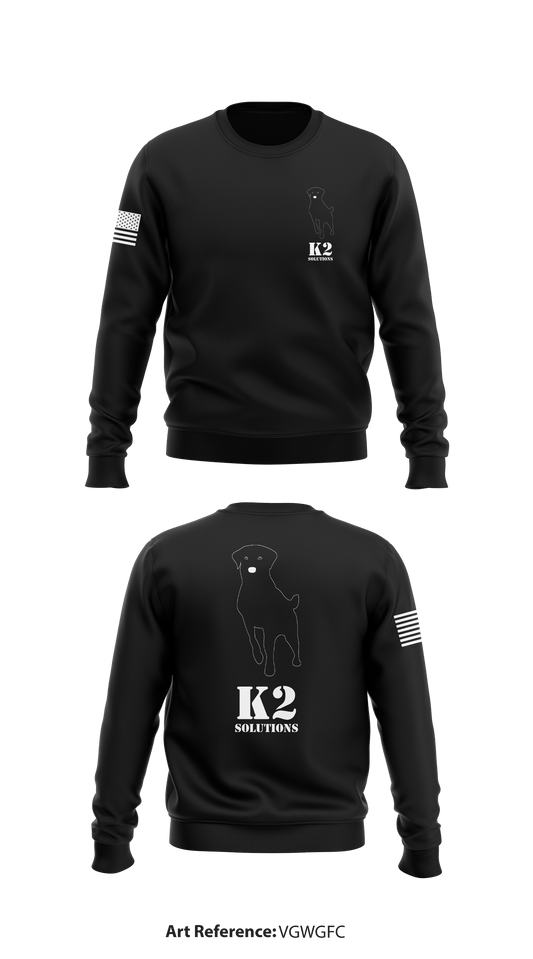 K2 Solutions Store 1 Core Men's Crewneck Performance Sweatshirt - VGWGFc