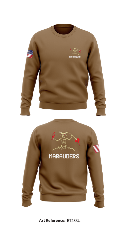 1st PLT A. Co. 2-87IN 2BCT 10th MTN DIV (LI) Store 1 Core Men's Crewneck Performance Sweatshirt - Bt28Su