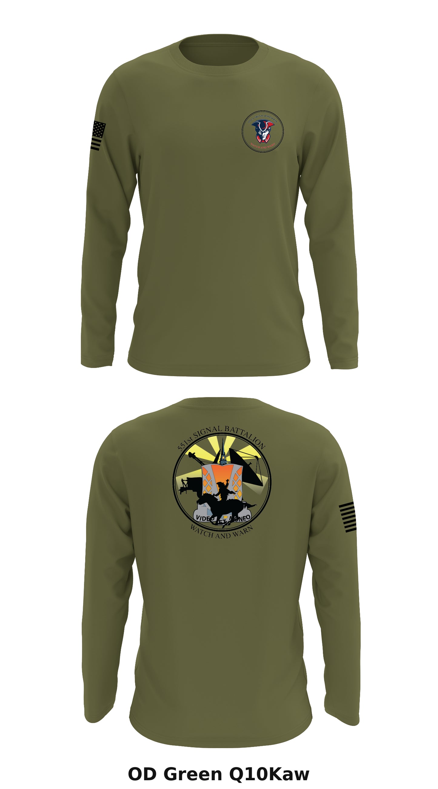 551st Signal Battalion Store 1 Core Men's LS Performance Tee - Q10Kaw