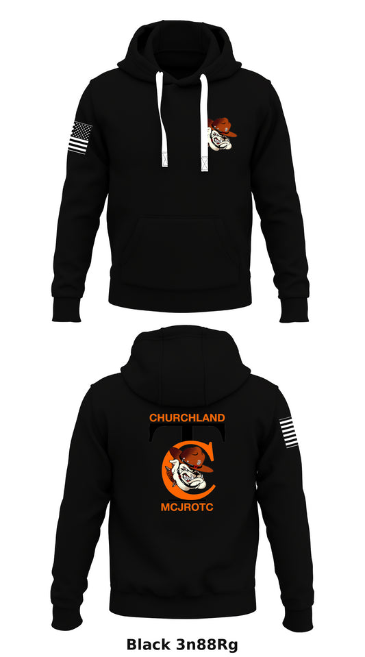 Churchland MCJROTC Store 1  Core Men's Hooded Performance Sweatshirt - 3n88Rg