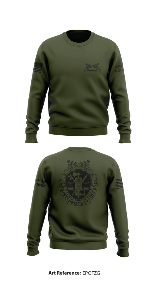 290th MP Co. Store 1 Core Men's Crewneck Performance Sweatshirt - dqWQyH