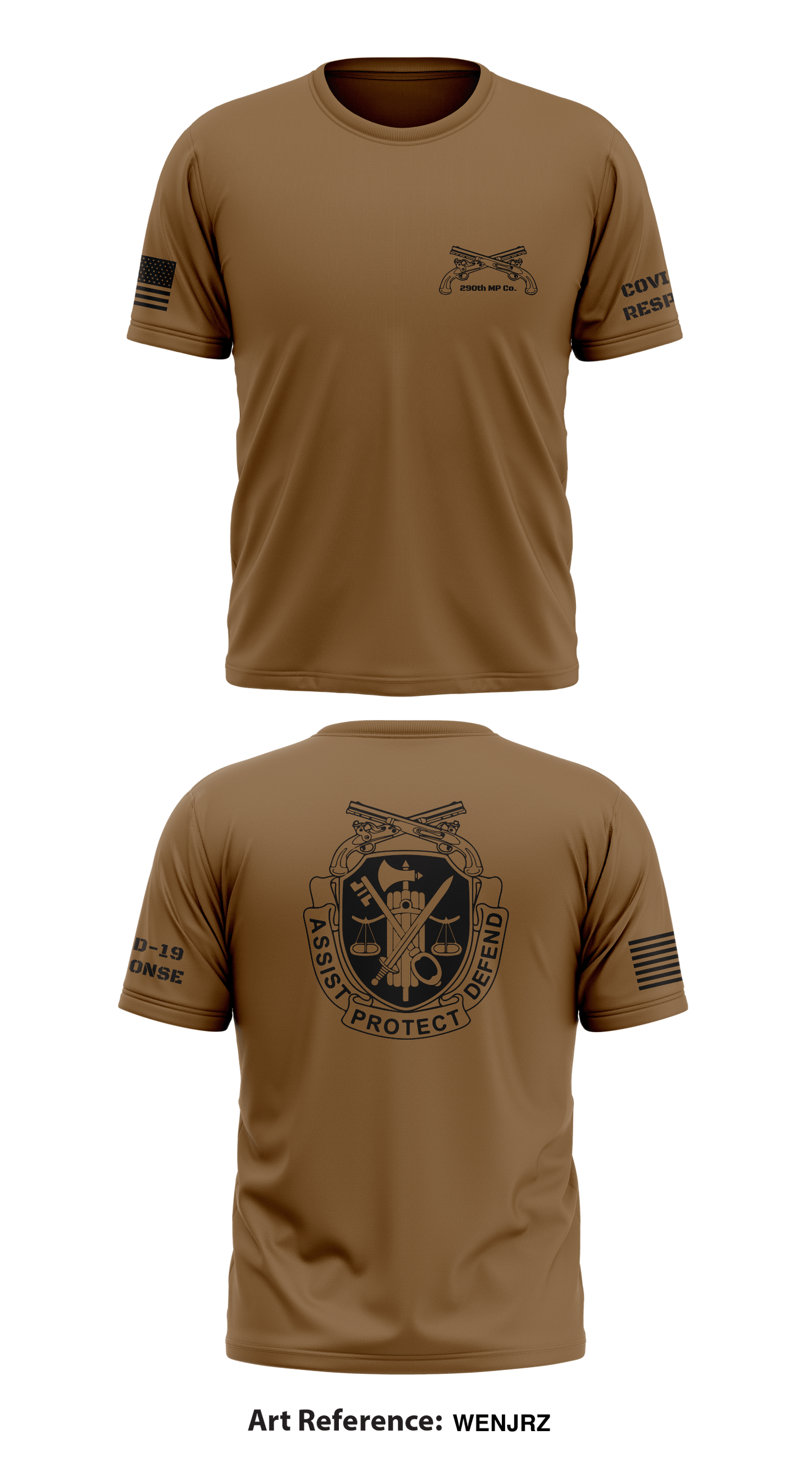 290th MP Co. Core Men's SS Performance Tee - WenjrZ