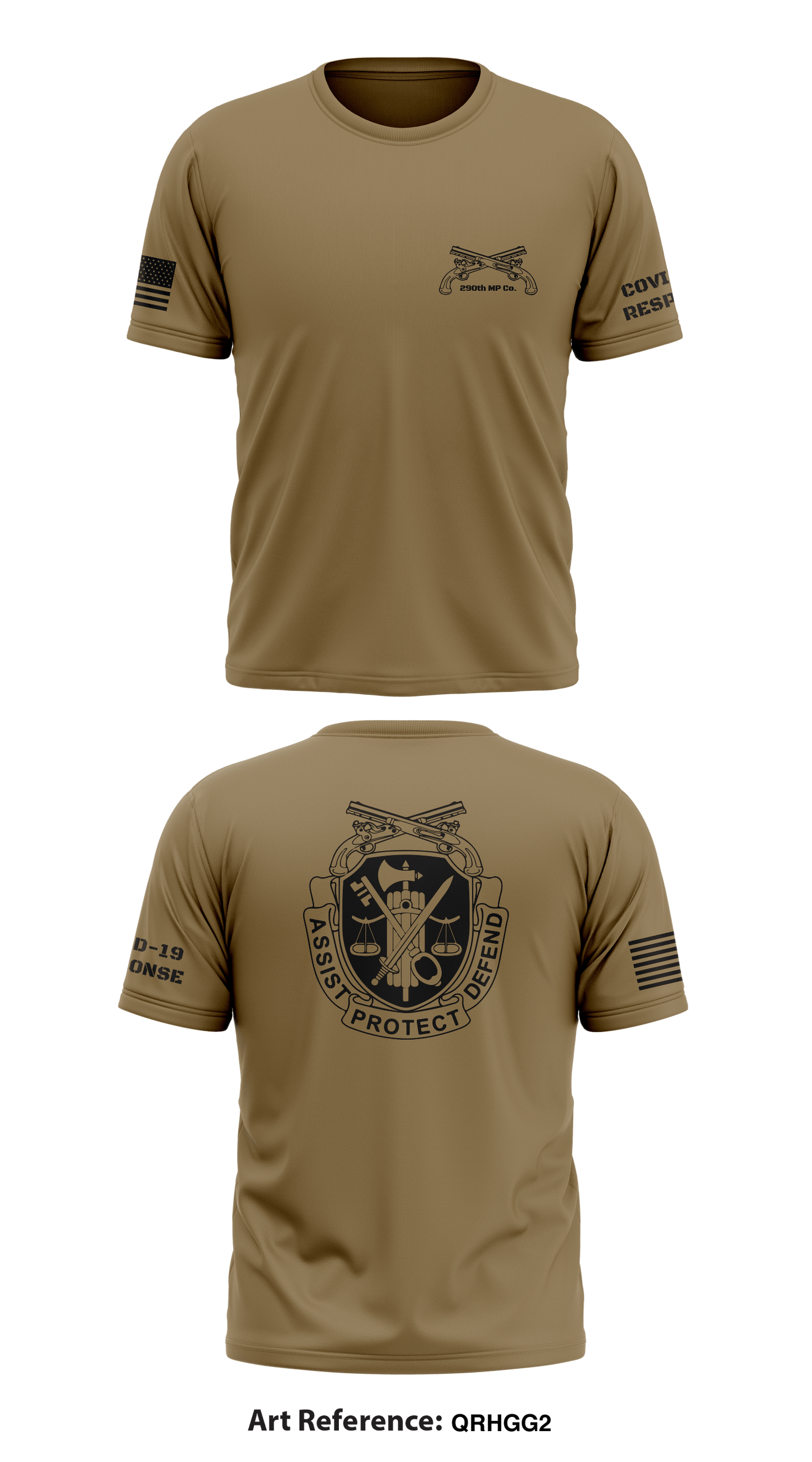 290th MP Co. Core Men's SS Performance Tee - qrhGG2