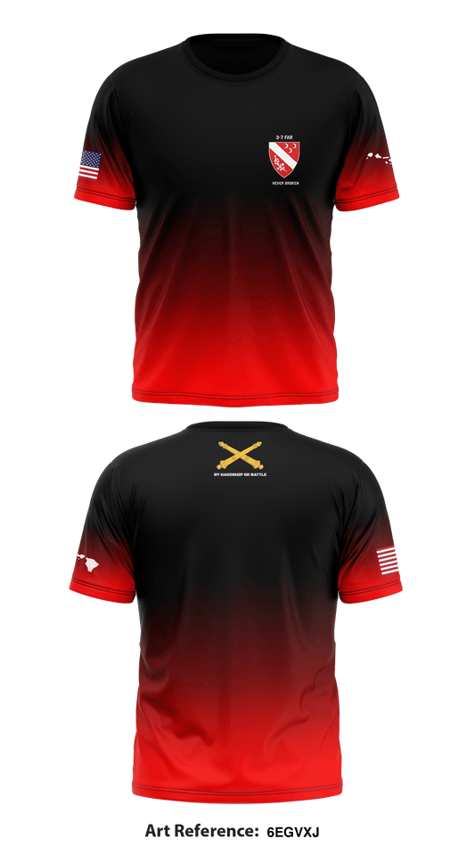 3-7 Field Artillery Core Men's SS Performance Tee - 6EgVXj