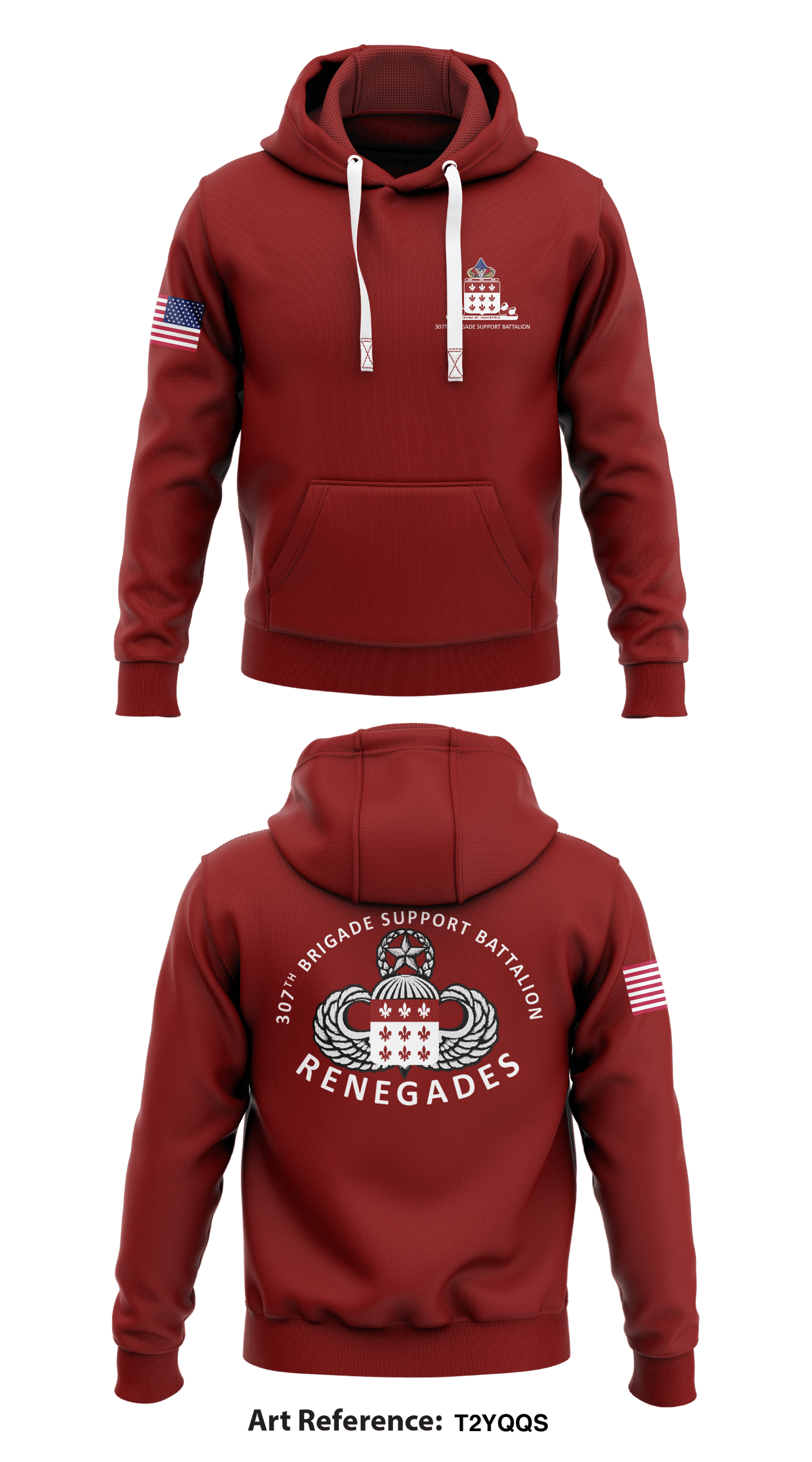 37th BSB (Renegades) Store 1  Core Men's Hooded Performance Sweatshirt - t2yQQs