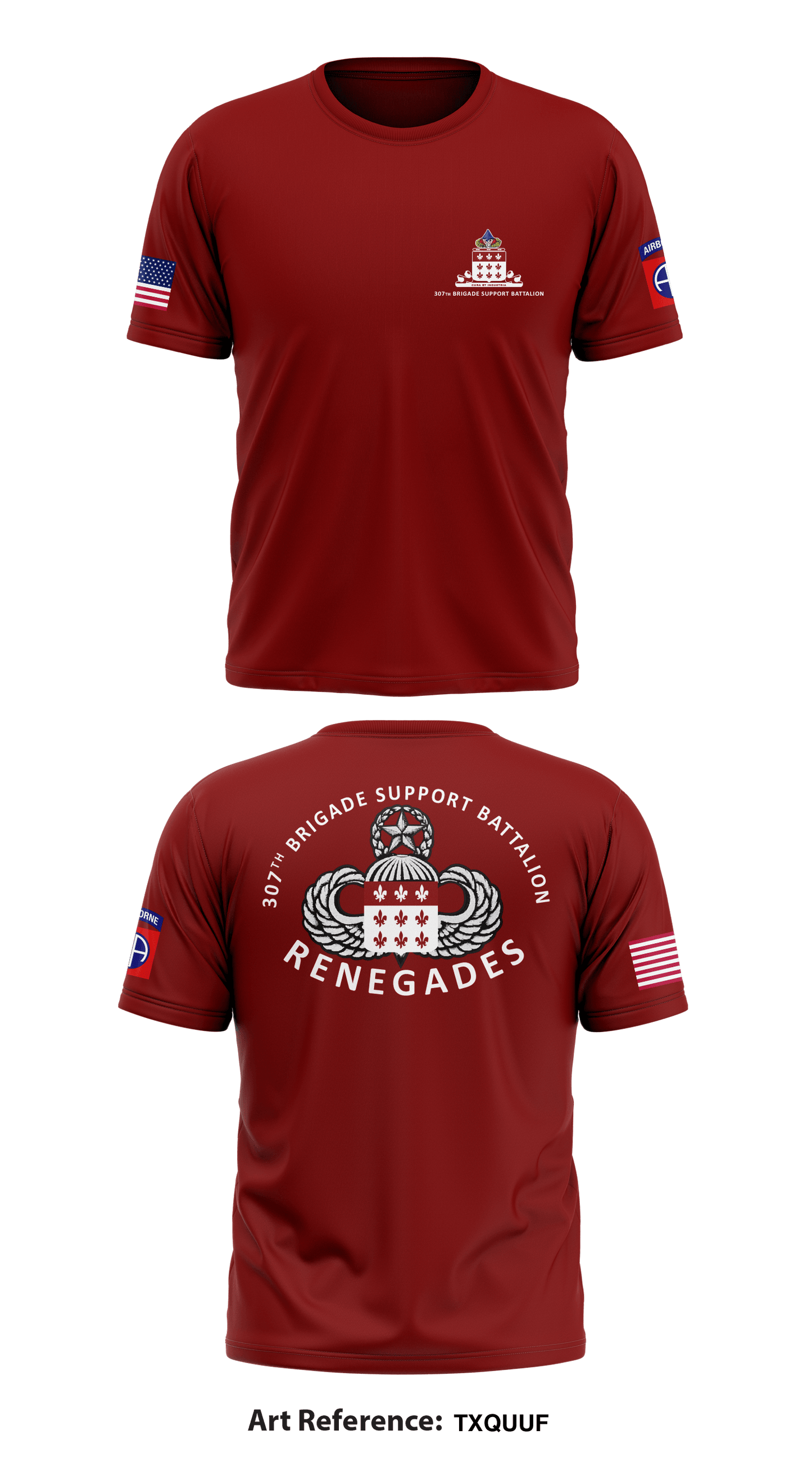 307th BSB (Renegades) Store 1 Core Men's SS Performance Tee - TXQUuF