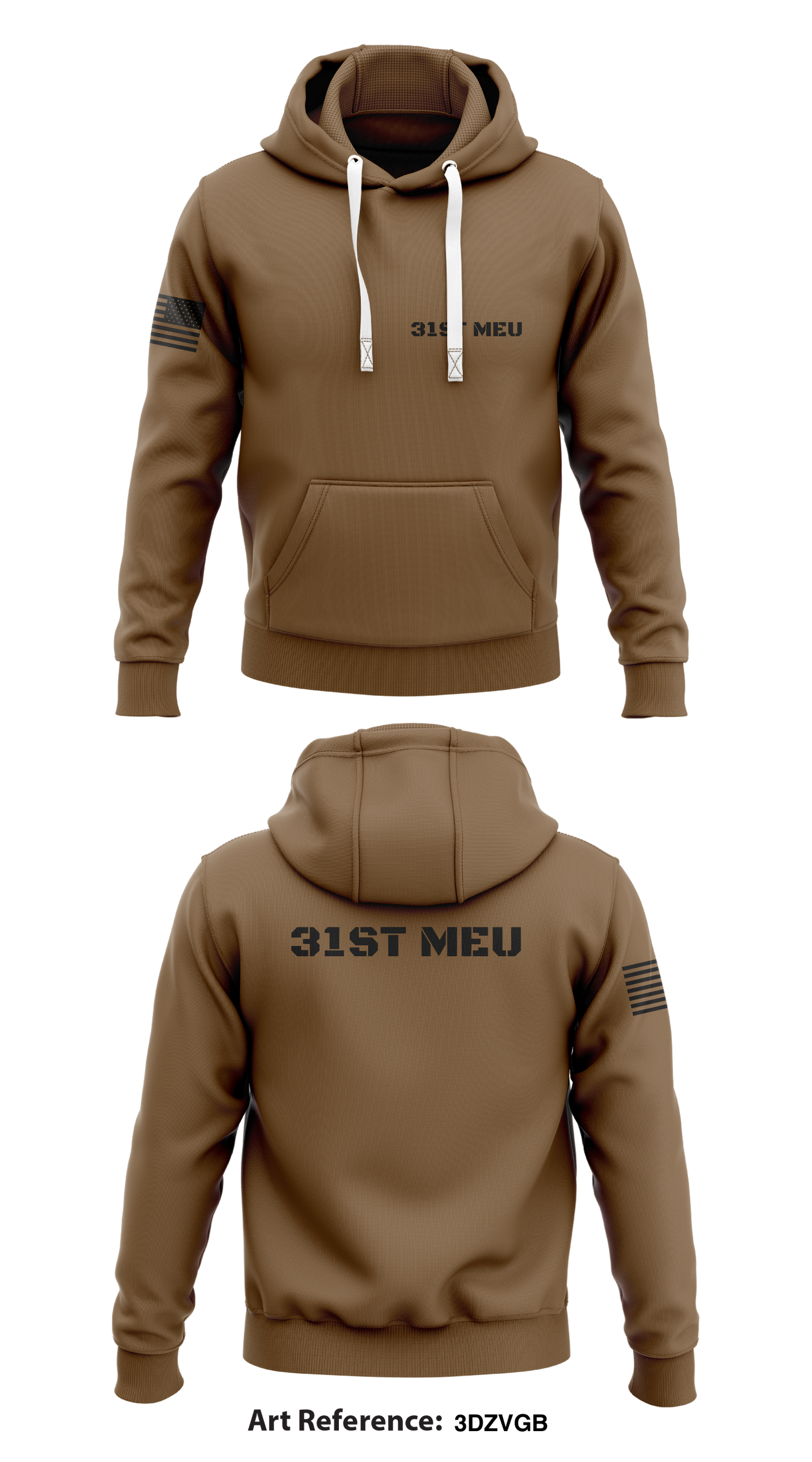 31st MEU Store 1  Core Men's Hooded Performance Sweatshirt - 3DzvGB