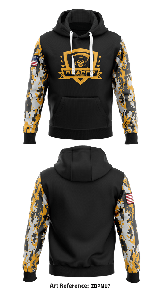 32nd Reaper Division Store 1  Core Men's Hooded Performance Sweatshirt - zBpMU7