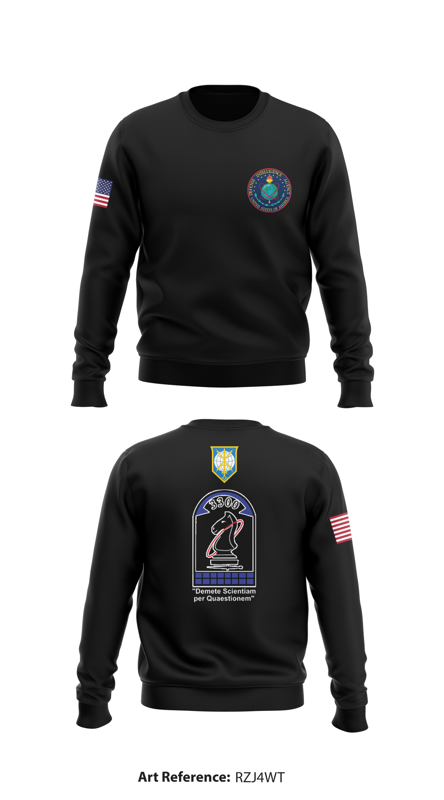 3300th SIG Core Men's Crewneck Performance Sweatshirt - RZj4wT