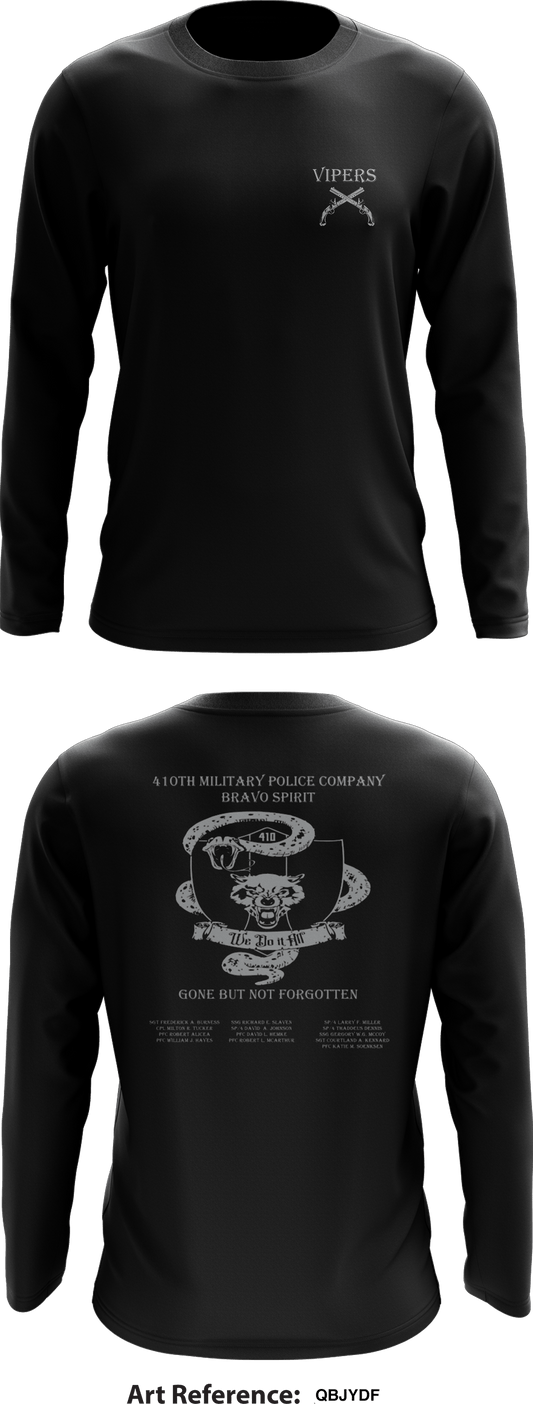 410th Military Police Company Store 1  Core Men's LS Performance Tee - QBjydf