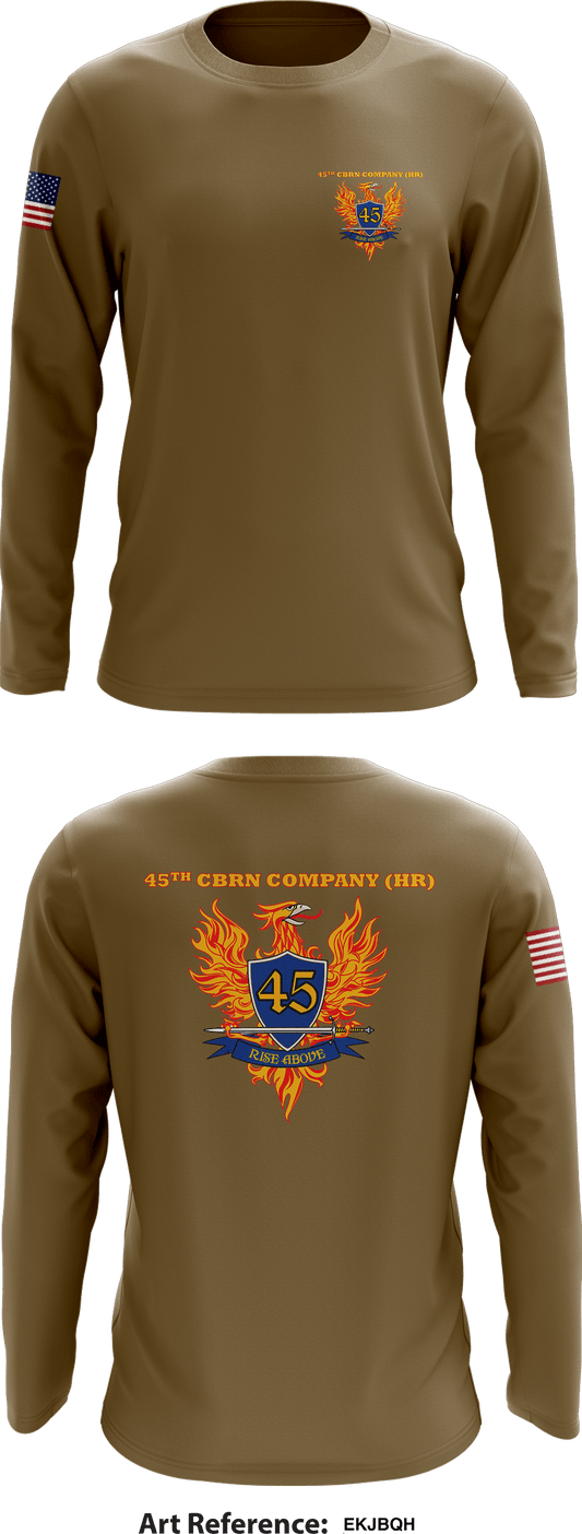 45TH CBRN CO (HR) Store 1 Core Men's LS Performance Tee - ekJbQH