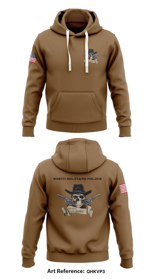 549th military police  Store 1  Core Men's Hooded Performance Sweatshirt - QhKVp3