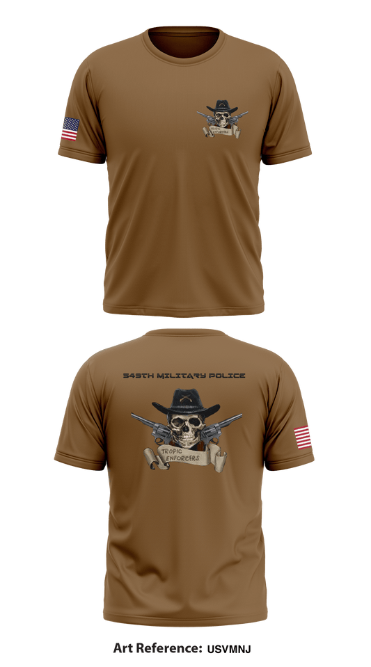 549th military police  Store 1 Core Men's SS Performance Tee - USvMnJ