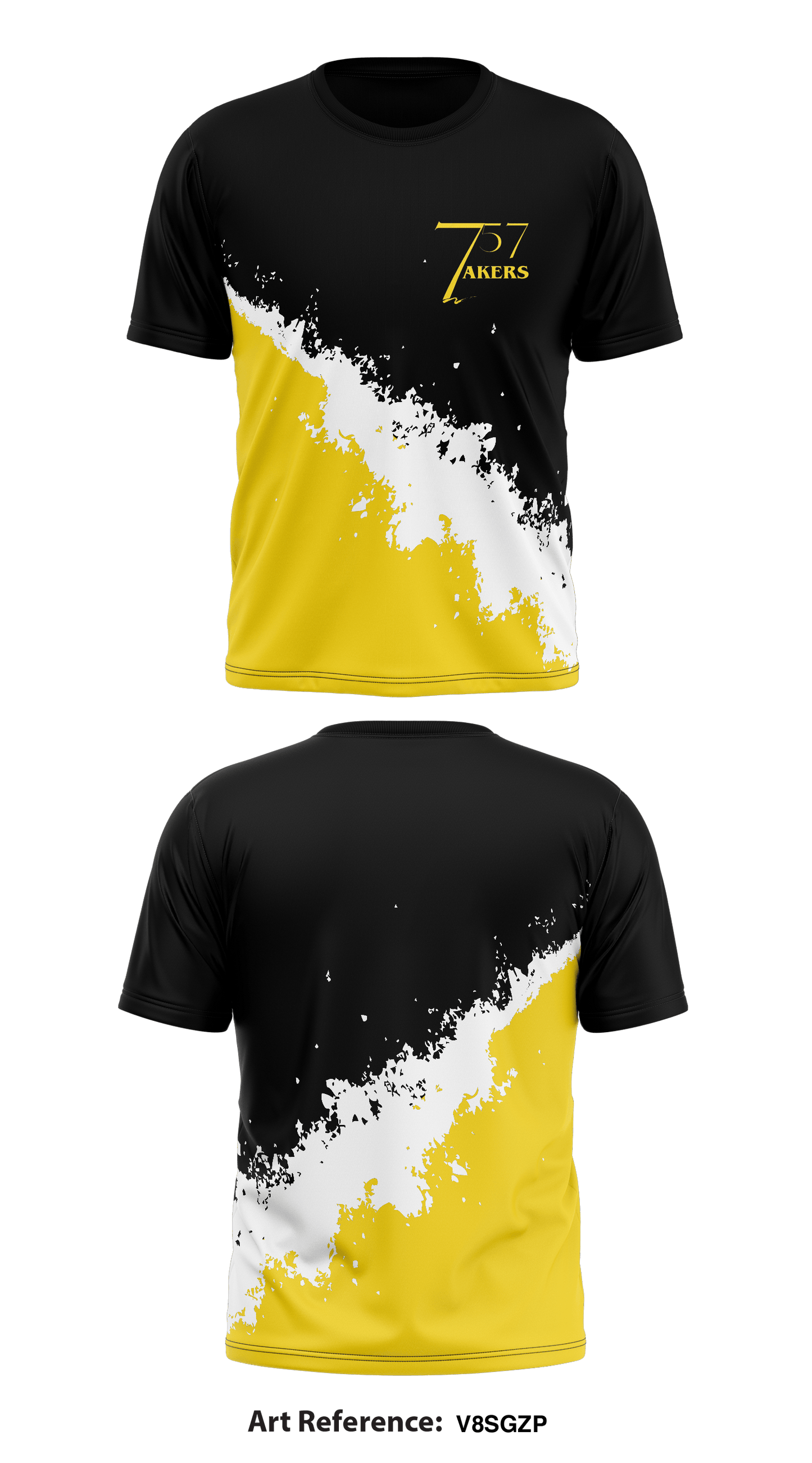 757 Lakers Core Men's SS Performance Tee - v8sgzP