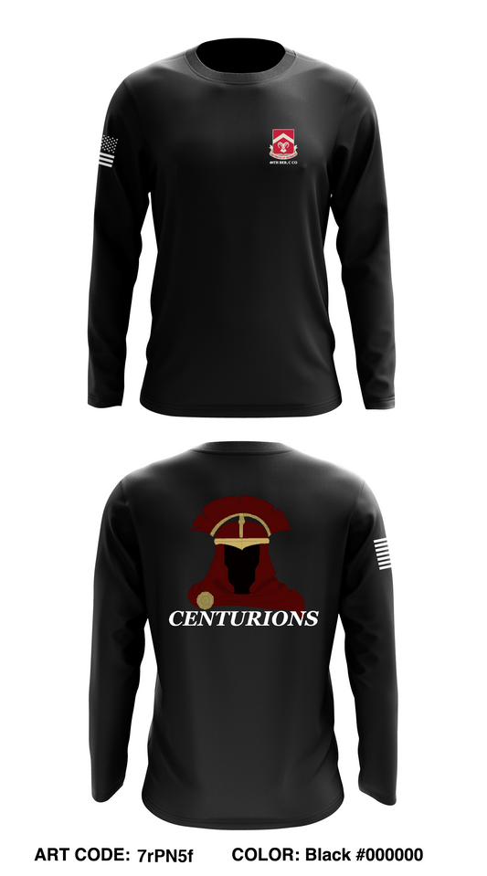 Centurions Core Men's LS Performance Tee - 7rPN5f