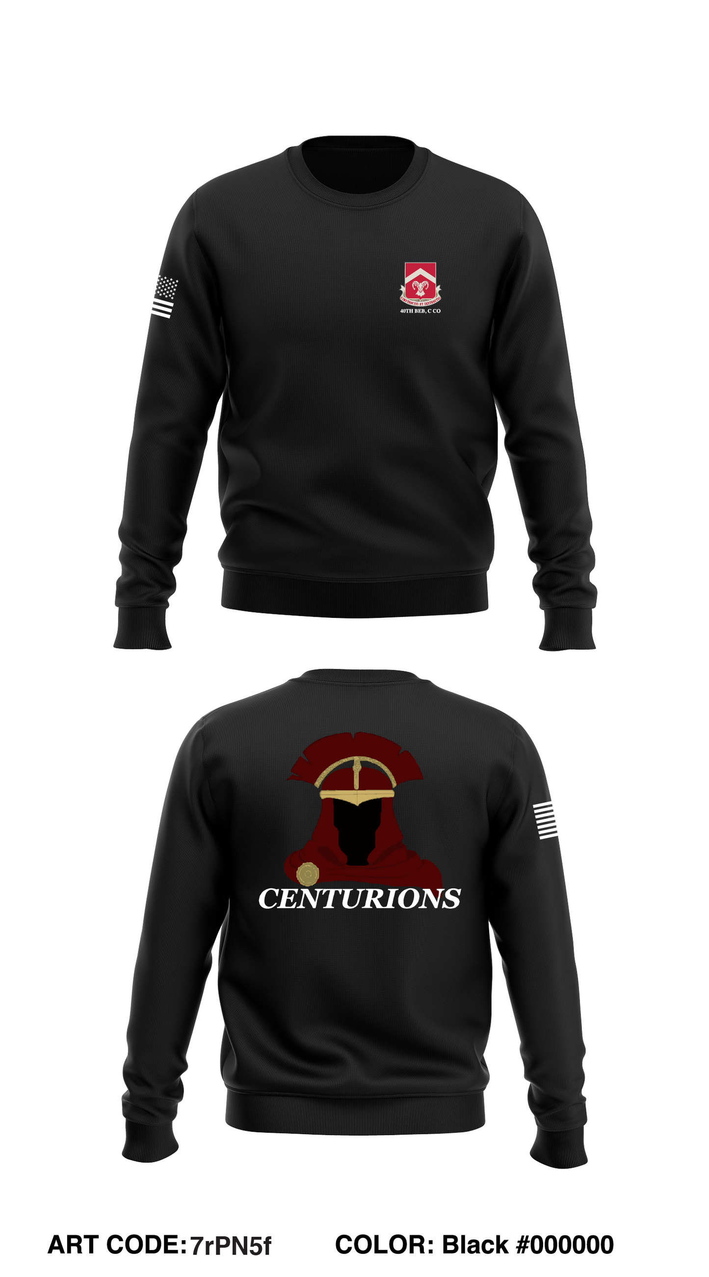 Centurions Core Men's Crewneck Performance Sweatshirt - 7rPN5f