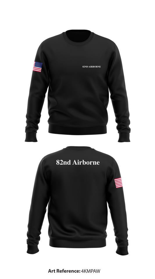 82nd Airborne Store 1 Core Men's Crewneck Performance Sweatshirt - 4kmpAw