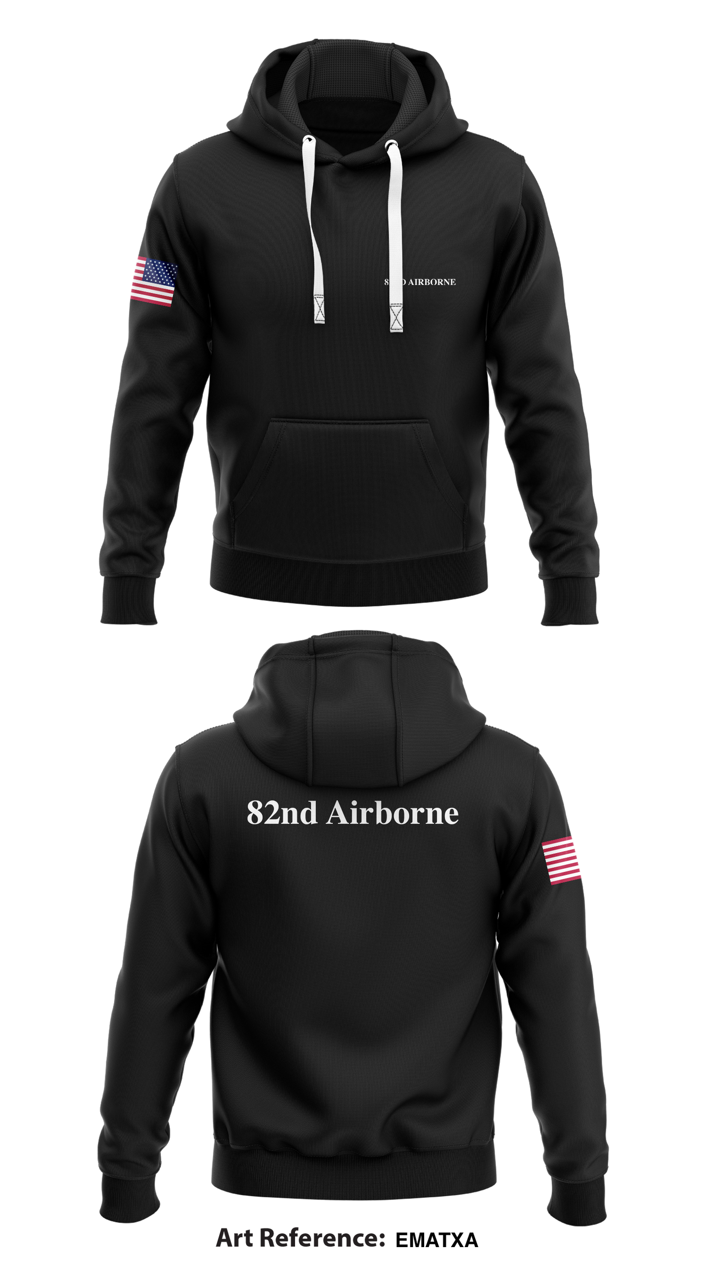 82nd Airborne Store 1  Core Men's Hooded Performance Sweatshirt - EMatxa