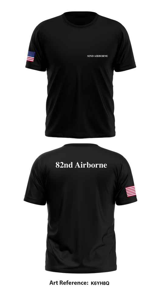 82nd Airborne Store 1 Core Men's SS Performance Tee - k6yh8q