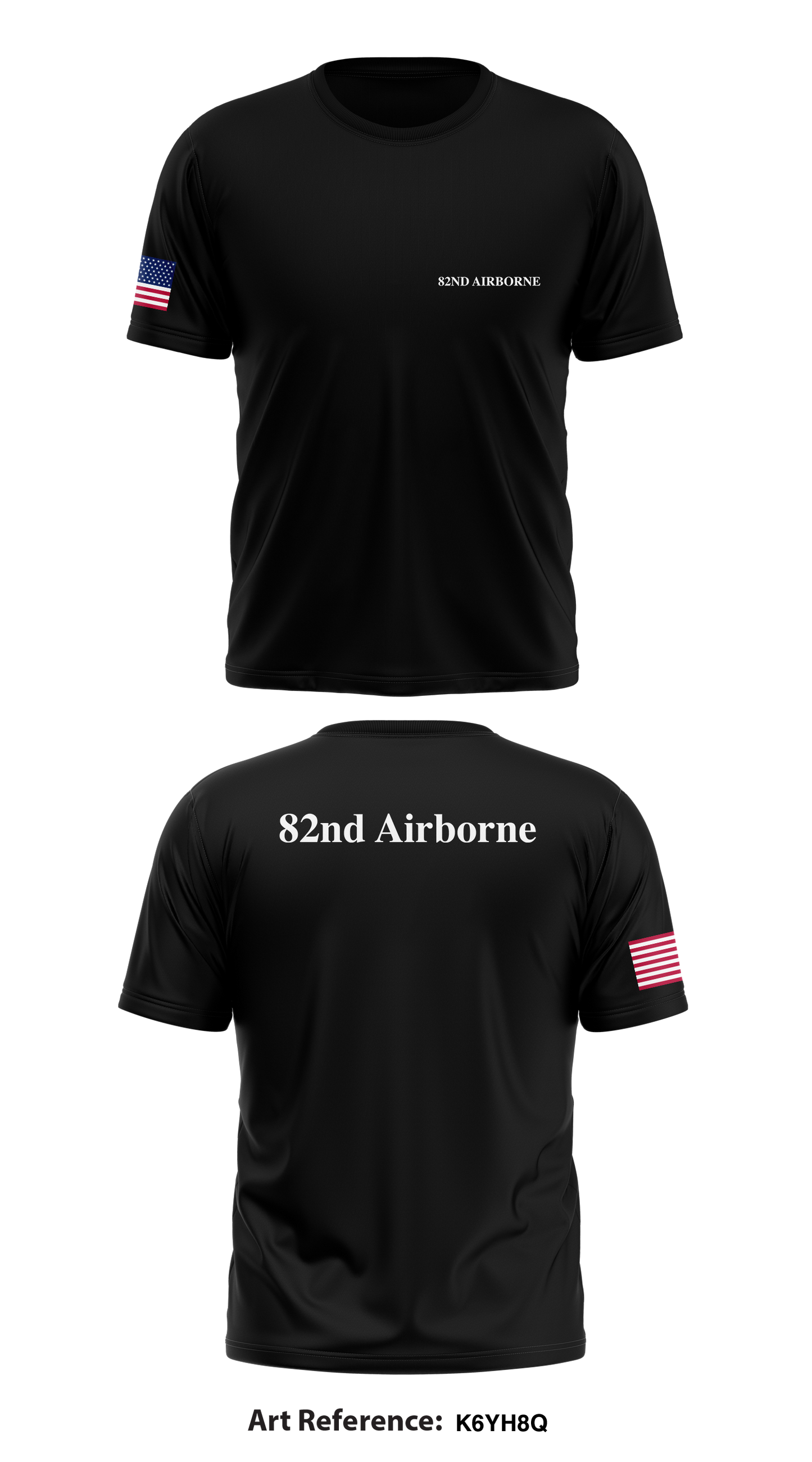 82nd Airborne Store 1 Core Men's SS Performance Tee - k6yh8q