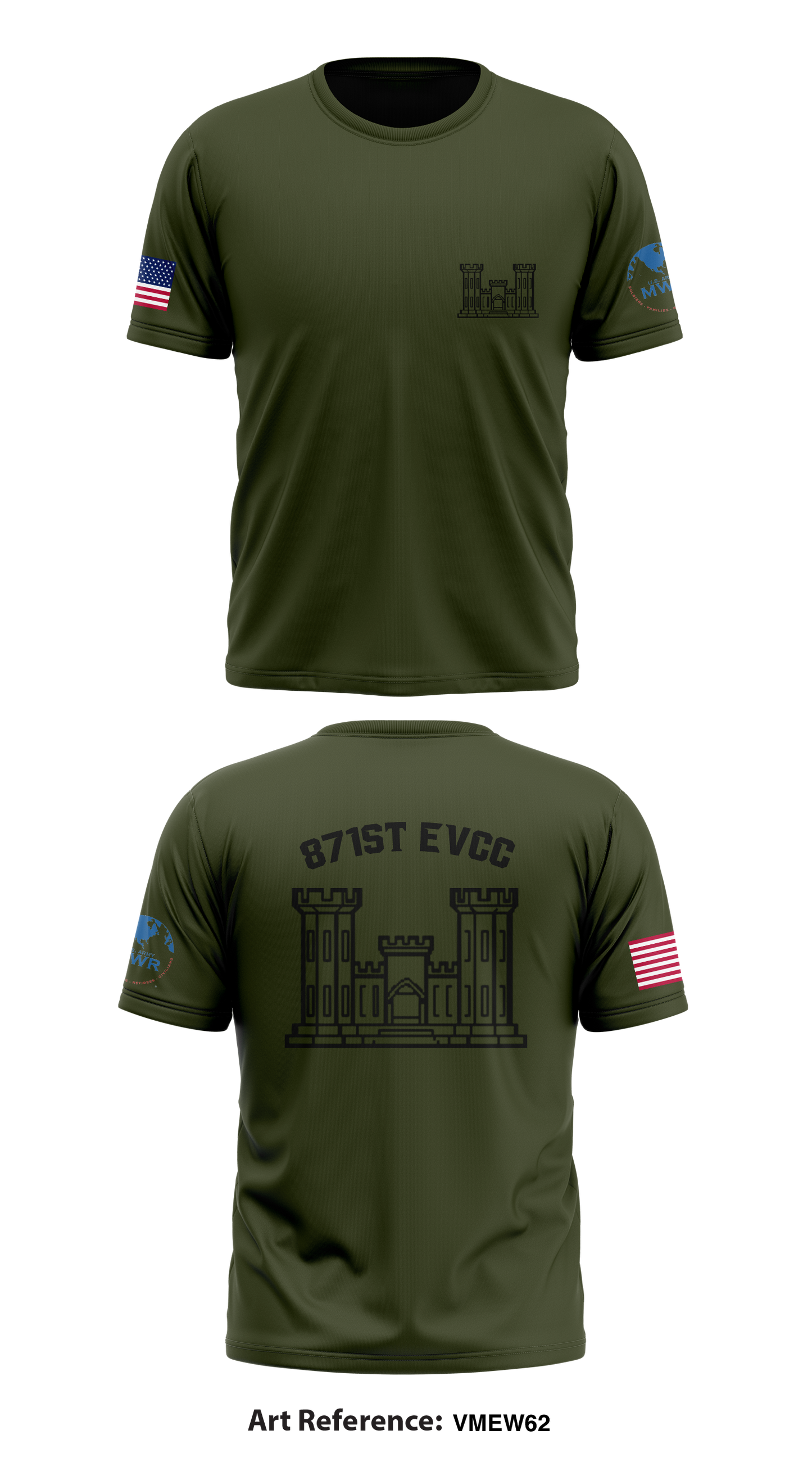 871st EVCC Store 1 Core Men's SS Performance Tee - ddz7hu