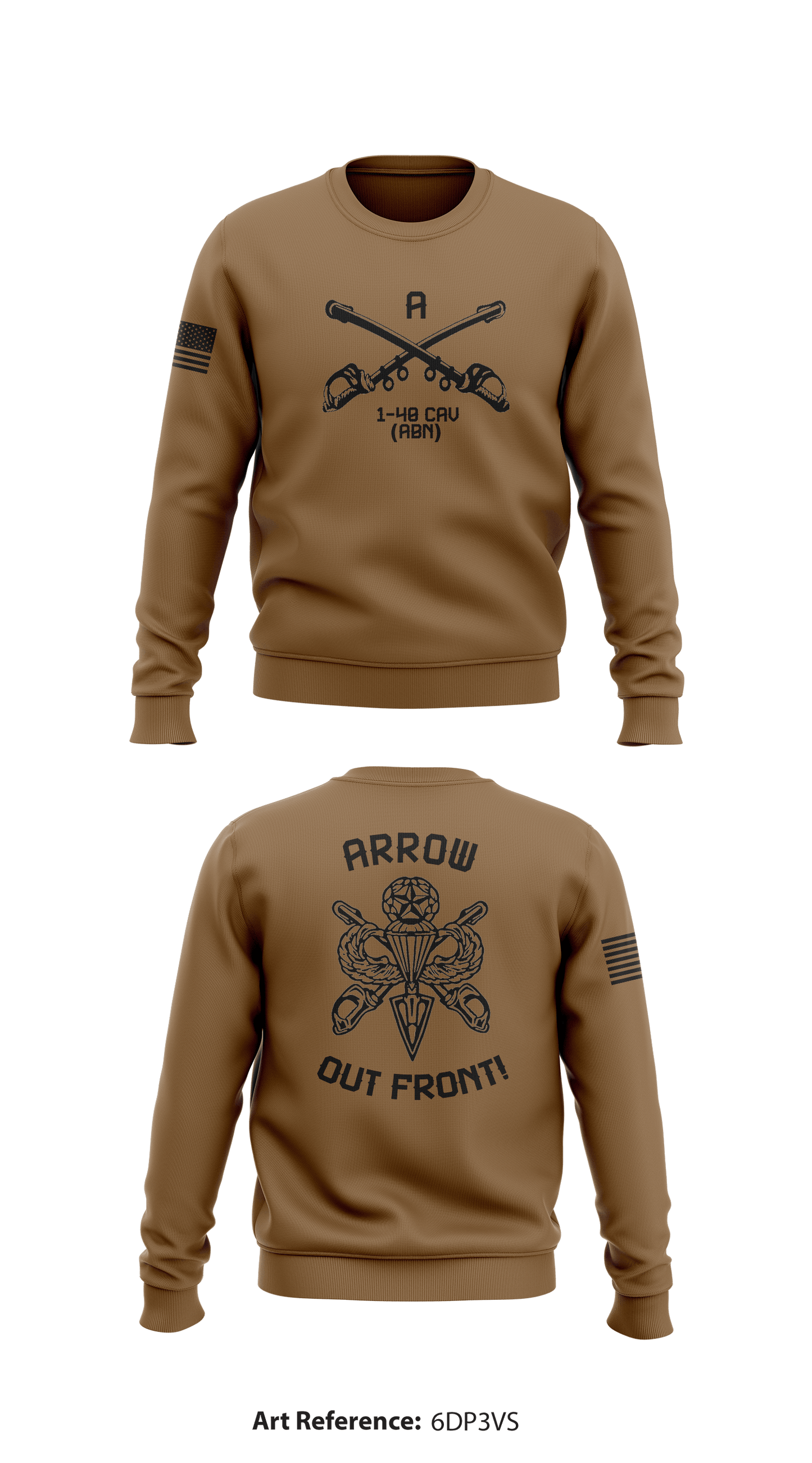 Arrow 1-40 Cav Store 1 Core Men's Crewneck Performance Sweatshirt - 6dP3Vs