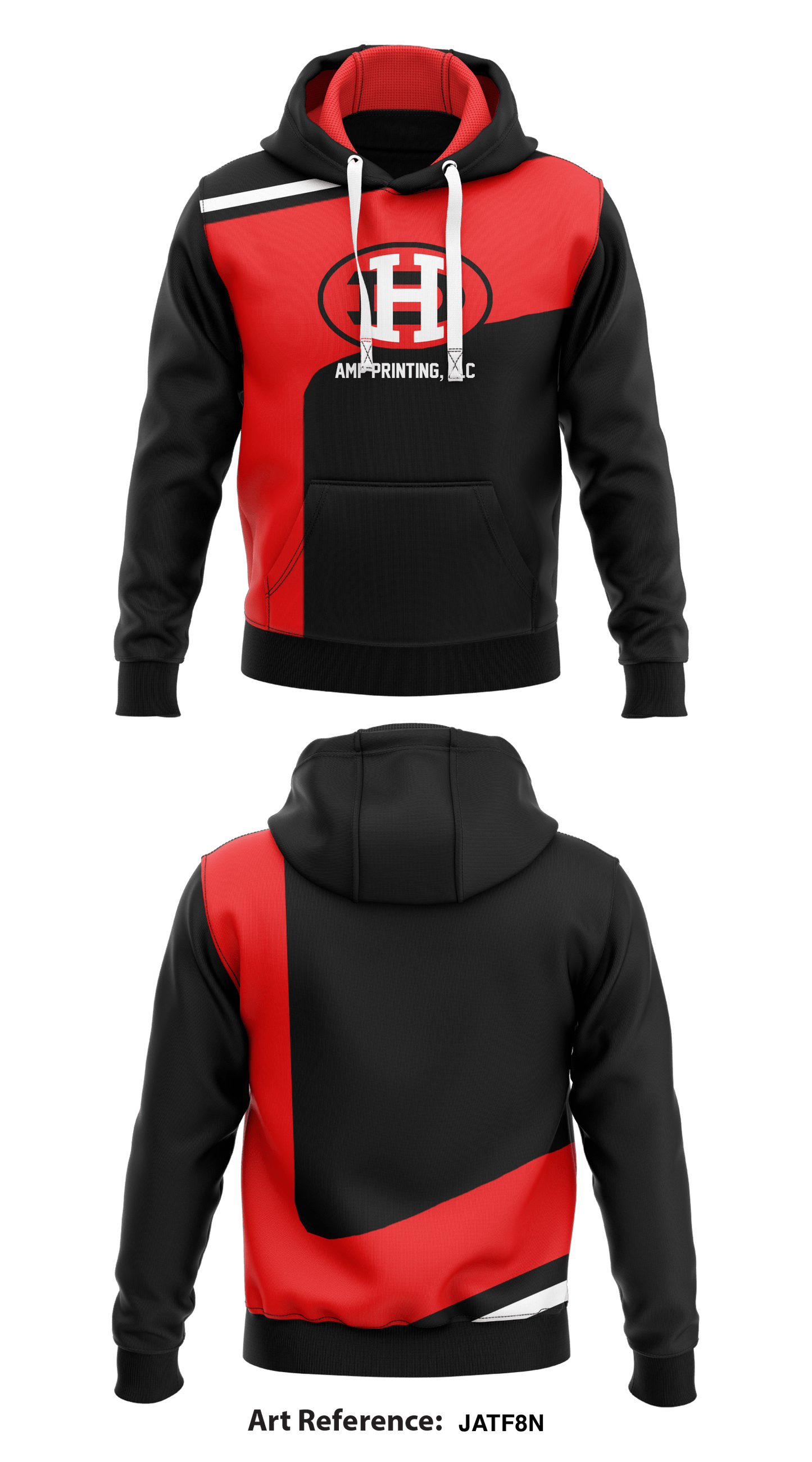AMP Printing, LLC  Core Men's Hooded Performance Sweatshirt - JatF8N