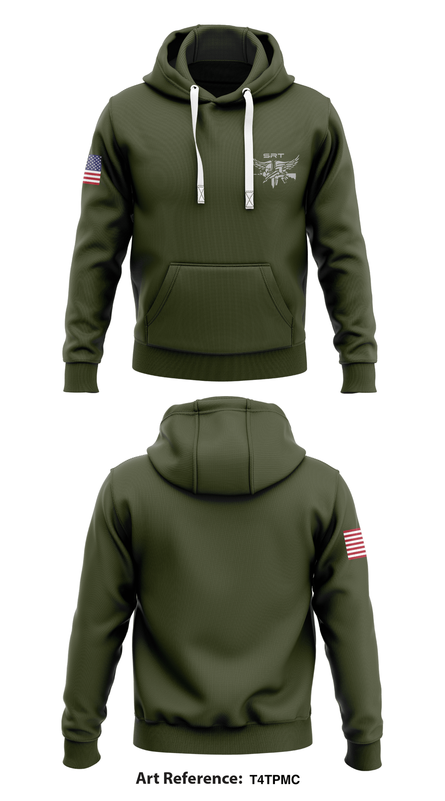 APG Police SRT  Core Men's Hooded Performance Sweatshirt - T4tPMC