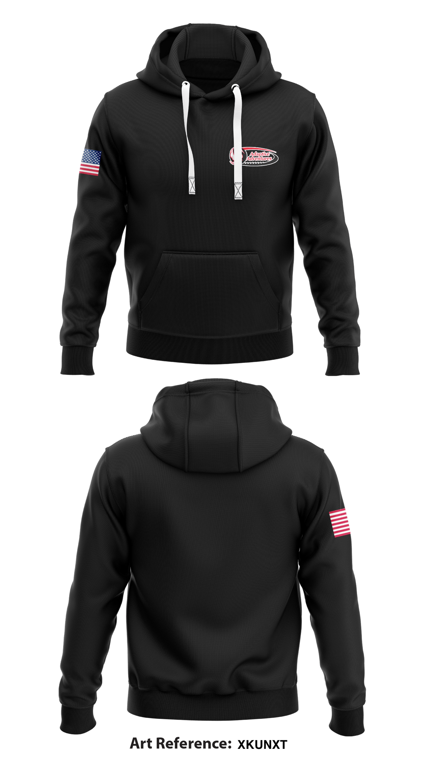 Adaptive Adventures  Core Men's Hooded Performance Sweatshirt - XKunXT