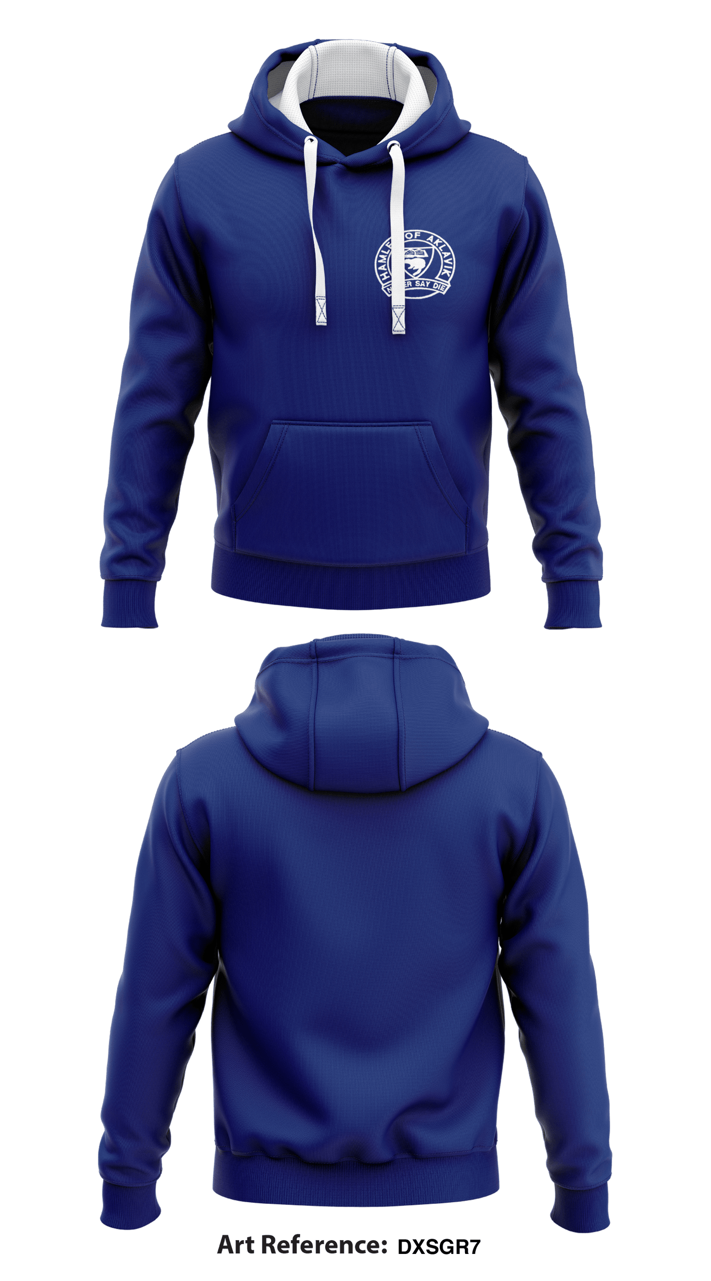 Aklavik lakers  Core Men's Hooded Performance Sweatshirt - DxsgR7